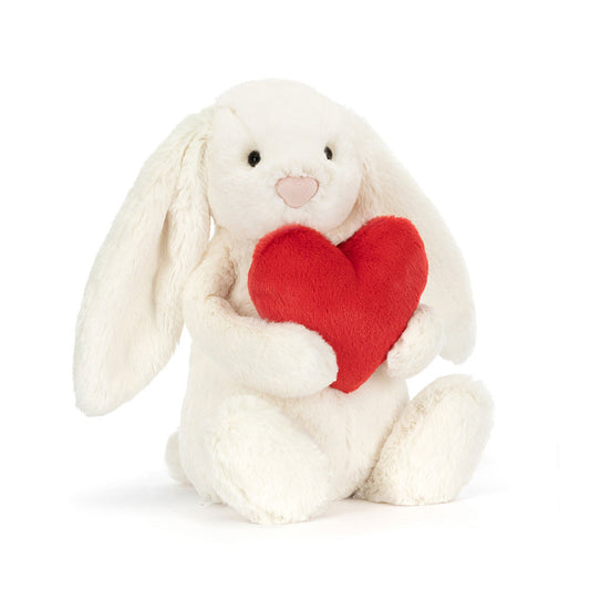 Bashful Red Love Heart Bunny 'Large'
